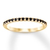Thumbnail Image 0 of Black Diamond Anniversary Ring 1/6 ct tw 10K Yellow Gold
