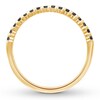 Thumbnail Image 1 of Black Diamond Anniversary Ring 1/6 ct tw 10K Yellow Gold