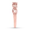 Thumbnail Image 2 of Diamond Anniversary Ring 1/20 ct tw Bezel-set 10K Rose Gold