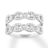 Thumbnail Image 1 of Diamond Enhancer Ring 5/8 ct tw Round-cut 14K White Gold