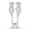 Thumbnail Image 3 of Diamond Enhancer Ring 5/8 ct tw Round-cut 14K White Gold