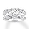 Thumbnail Image 3 of Diamond Enhancer Ring 5/8 ct tw Round 14K White Gold