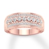 Thumbnail Image 0 of Diamond Anniversary Band 1/2 ct tw Round 14K Rose Gold