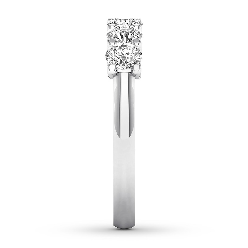 Main Image 3 of Diamond Anniversary Band 1 carat tw Round 14K White Gold