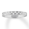 Thumbnail Image 1 of Diamond Anniversary Ring 1/3 ct tw Round 10K White Gold