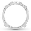 Thumbnail Image 2 of Diamond Enhancer Ring 1/4 ct tw Round 14K White Gold