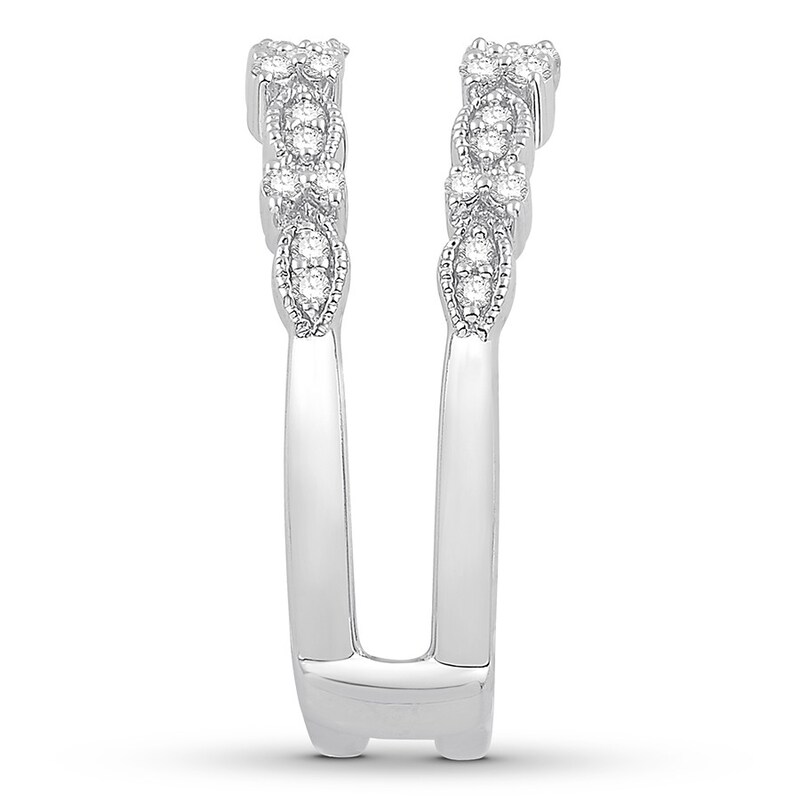 Main Image 3 of Diamond Enhancer Ring 1/4 ct tw Round 14K White Gold