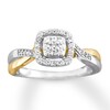 Diamond Promise Ring 1/5 carat tw Round 10K Two-Tone Gold