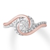 Thumbnail Image 1 of Diamond Promise Ring 1/5 carat tw Round 10K Two-Tone Gold