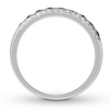 Thumbnail Image 1 of Black & White Diamond Anniversary Ring 1/4 ct tw 10K White Gold
