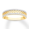 Thumbnail Image 0 of Diamond Anniversary Ring 1/6 carat tw Round 10K Yellow Gold