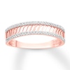 Thumbnail Image 0 of Diamond Anniversary Ring 1/6 carat tw Round 10K Rose Gold