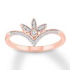 Thumbnail Image 0 of Diamond Promise Ring 1/8 ct tw Round 10K Rose Gold