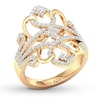 Thumbnail Image 2 of Diamond Ring 5/8 carat tw Round 14K Yellow Gold