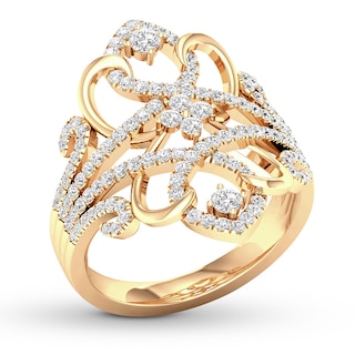 Diamond Ring 5/8 carat tw Round 14K Yellow Gold | Jared