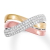 Thumbnail Image 0 of Diamond Ring 3/8 ct tw 14K Tri-Color Gold