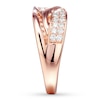 Thumbnail Image 2 of Diamond Ring 3/8 carat tw Round 10K Rose Gold