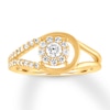 Thumbnail Image 0 of Diamond Ring 1/2 carat tw Round 14K Yellow Gold