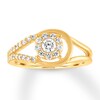 Thumbnail Image 0 of Diamond Ring 1/2 carat tw Round 14K Yellow Gold