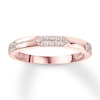 Thumbnail Image 0 of Diamond Stackable Ring 1/6 ct tw Round-cut 10K Rose Gold