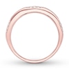 Thumbnail Image 1 of Diamond Stackable Ring 1/6 ct tw Round-cut 10K Rose Gold