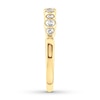 Thumbnail Image 2 of Diamond Anniversary Ring 1/4 ct tw Bezel-set 10K Yellow Gold