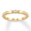 Thumbnail Image 0 of Diamond Anniversary Ring 1/20 ct tw Bezel-set 10K Yellow Gold