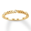 Thumbnail Image 0 of Diamond Anniversary Ring 1/20 ct tw Round 10K Yellow Gold