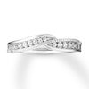 Thumbnail Image 0 of Diamond Contour Ring 1/6 ct tw Round-cut 14K White Gold