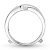 Thumbnail Image 2 of Diamond Enhancer Ring 1/3 carat tw Round-cut 14K White Gold