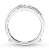 Thumbnail Image 1 of Diamond Enhancer Ring 1/3 carat tw Round-cut 14K White Gold