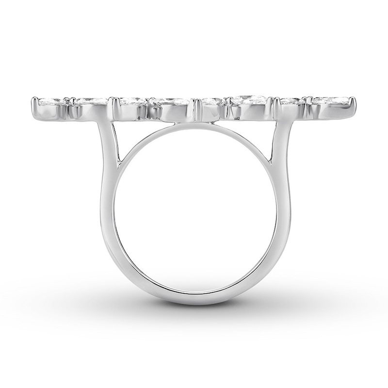 House of Virtruve Diamond Ring 3/4 ct tw Marquise 14K White Gold