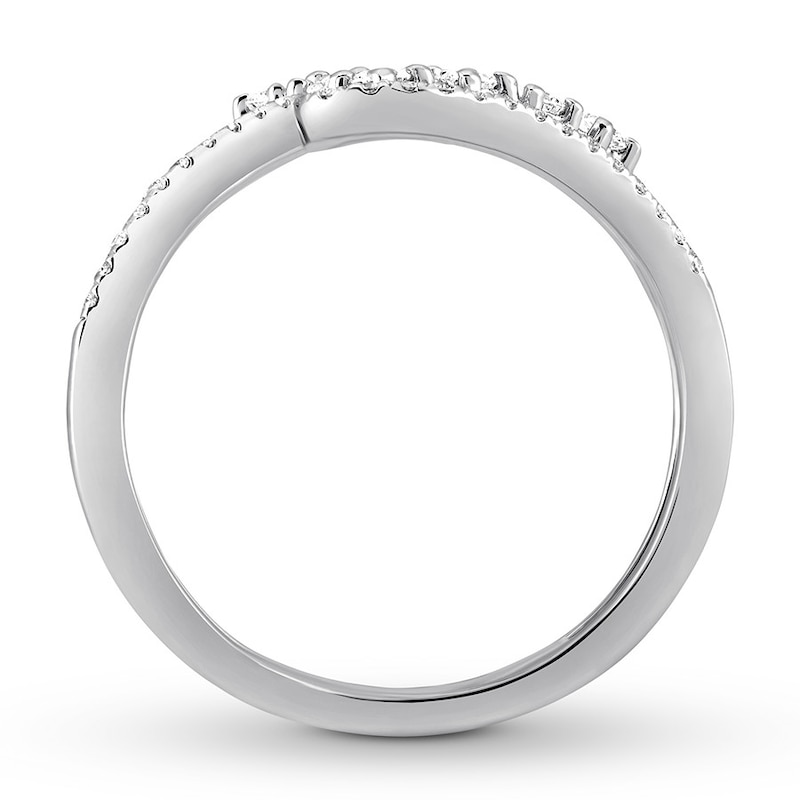 House of Virtruve Deconstructed Diamond Ring 1/2 ct tw Round 14K White Gold
