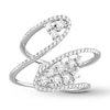 Thumbnail Image 3 of House of Virtruve Deconstructed Diamond Ring 1/2 ct tw Round 14K White Gold