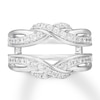 Thumbnail Image 0 of Diamond Enhancer Ring 5/8 carat tw Round-cut 14K White Gold