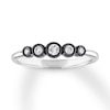Thumbnail Image 0 of Diamond Anniversary Ring 1/6 ct tw Bezel-set 10K White Gold