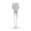 Thumbnail Image 2 of Diamond Anniversary Ring 3/8 ct tw Round 14K White Gold