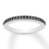 Thumbnail Image 0 of Black Diamond Anniversary Ring 1/5 carat tw 10K White Gold