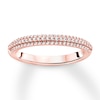 Thumbnail Image 0 of Diamond Anniversary Ring 1/4 carat tw Round 14K Rose Gold
