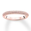 Thumbnail Image 1 of Diamond Anniversary Ring 1/4 carat tw Round 14K Rose Gold