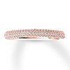 Thumbnail Image 4 of Diamond Anniversary Ring 1/4 carat tw Round 14K Rose Gold