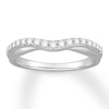 Thumbnail Image 0 of Diamond Contour Ring 1/4 carat tw Round 14K White Gold