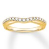 Thumbnail Image 1 of Diamond Contour Ring 1/4 carat tw Round 14K Yellow Gold