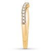Thumbnail Image 3 of Diamond Contour Ring 1/4 carat tw Round 14K Yellow Gold