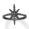 Thumbnail Image 0 of House of Virtruve Black Diamond Ring 3/8 ct tw Sterling Silver
