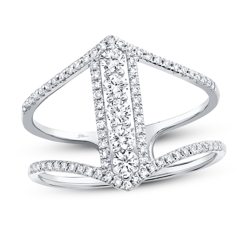 Main Image 1 of Shy Creation Ring 1/2 ct tw Diamonds 14K White Gold SC55005463