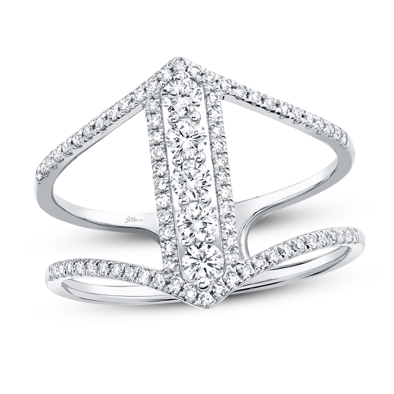 Shy Creation Ring 1/2 ct tw Diamonds 14K White Gold SC55005463