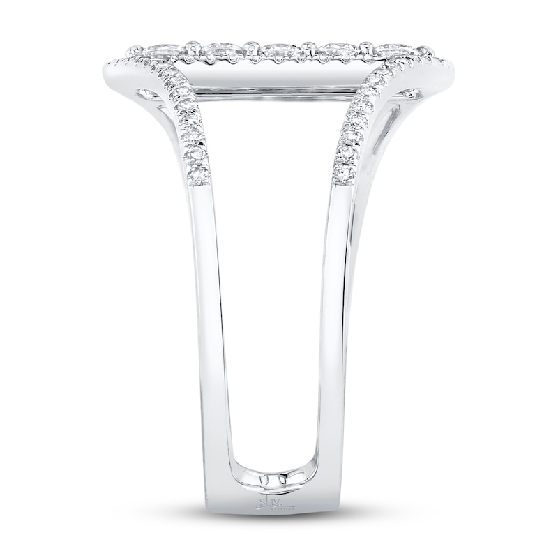 Main Image 3 of Shy Creation Ring 1/2 ct tw Diamonds 14K White Gold SC55005463