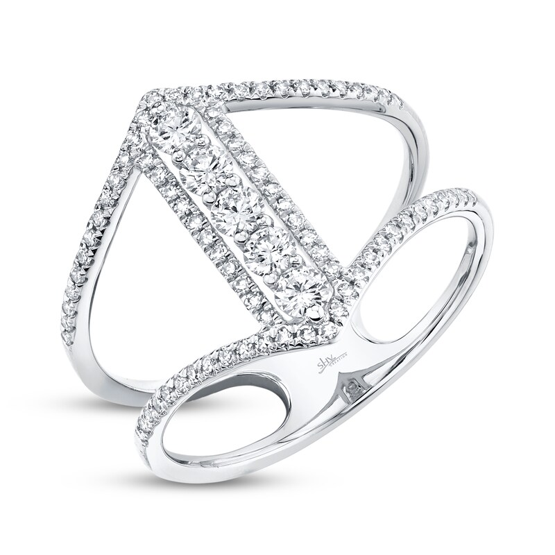 Shy Creation Ring 1/2 ct tw Diamonds 14K White Gold SC55005463