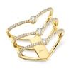Thumbnail Image 3 of Shy Creation Ring 1/4 carat tw Diamonds 14K Yellow Gold SC55001617